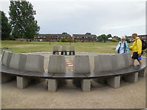 TQ1369 : Seating in Hurst Park by Paul Gillett