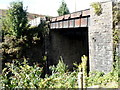 South side of a river bridge, Pontygwaith