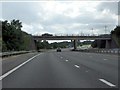 SP4592 : Lychgate Lane bridge, M69 by Peter Whatley