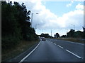 TM2446 : A12 approaching  the A1214 & Main Road by Geographer