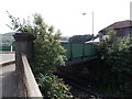 Road bridge over railway, Porth