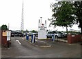 Newark Northgate railway station car park entrance