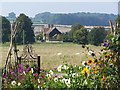 ST5326 : View west from Lytes Cary Manor by David Martin