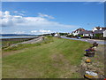 Public open space by the seashore at Ardersier