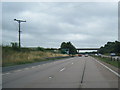 A50 eastbound nears Pigeonhay Lane overbridge