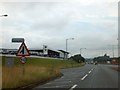 A5006 southbound slip onto A500 and car showroom