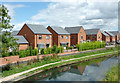 New canalside housing near Ettingshall, Wolverhampton