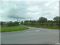 Road junction at Llanfair Clydogau