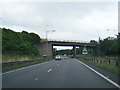 A50 eastbound passes under the A522