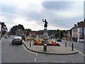 The Green Westerham and statue of James Wolfe