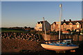 SD1678 : Boat and houses at Sea View, Haverigg by Andy Deacon