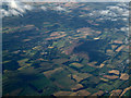 The Eildons from the air