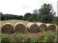 H1420 : Hay bales, Tullytrasna by Kenneth  Allen