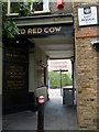 Entrance to Ye Olde Red Cow, Long Lane EC1