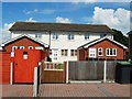 New houses on site of garage