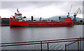 J3676 : The 'Bente' leaving Belfast by Rossographer