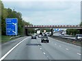 Northbound M40, Bridge at Junction 7 (Milton Common)