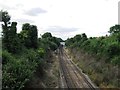 Railway looking towards Albany Park Station