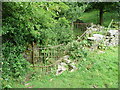 Gates at crossing of Badger Gate Clough