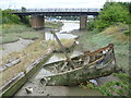 Rotting boats at Strood