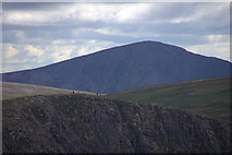 NH9902 : Walkers on Stob Coire an t-Sneachda from Cairn Gorm by Mike Pennington