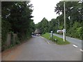 Access road to Bere Ferrers railway station