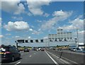 Gantry over the M25