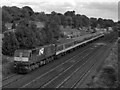 Derry line train leaving Lisburn - 1991