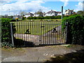 Bowling green entrance gates, Burry Port