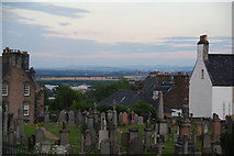 NS7993 : Top of the Town Cemetery in evening light by Bill Boaden
