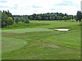 Bunker and green at Alyth Golf Course