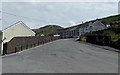 Long wall and railings in Stanleytown