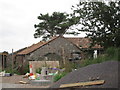 Derelict farm buildings at Rose Farm