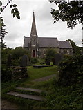 SH5371 : Llanfairpwllgwyngyll: parish church of St. Mary by Chris Downer