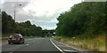 Nearing the end of the M621 Motorway