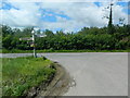 Road junction at Combeshead Cross