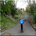 Old tramway now a cycle way, Burry Port