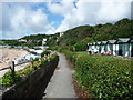 SS6087 : Path above Langland Bay, Gower by Jeremy Bolwell