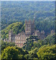 SU4458 : Highclere Castle: view from Beacon Hill, Hampshire by Edmund Shaw