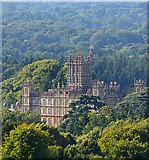 SU4458 : Highclere Castle: view from Beacon Hill, Hampshire by Edmund Shaw
