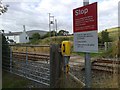 SD1480 : Small level crossing, Cumbria Coast Line by Andy Deacon