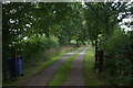 The track to West Moor Farm