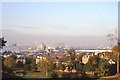 TQ3977 : Looking north from Greenwich Park, 1997 by Christopher Hilton