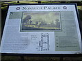 Information board about Nonsuch Place in Nonsuch Park