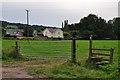 ST0712 : Mid Devon : Grassy Field & Path by Lewis Clarke