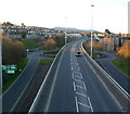 A487 heads south through Caernarfon