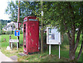 Telephone Box and Notice Board, Bro Nant, Nantyffin