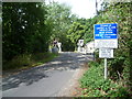 Approaching the level crossing on Wagon Lane