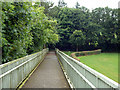 Ramp down from A2220 footbridge