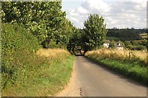 SP3714 : The road past Bridewell Farm Cottages by Steve Daniels